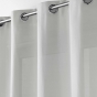 Rideau a oeillets 140 x 260 cm microfibre unie absolu Gris