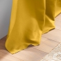 Rideau a oeillets 140 x 260 cm microfibre unie absolu Moutarde