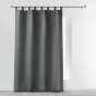 Rideau a passants 140 x 260 cm polyester uni essentiel Beton