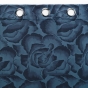 Rideau a oeillets 140 x 260 cm jacquard rosalina Navy