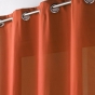 Rideau a oeillets 140 x 280 cm microfibre unie absolu Terracotta