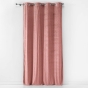 Rideau tamisant a oeillets 140 x 240 cm velours imprimé or bellagold Rose