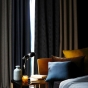Rideau a oeillets 140 x 260 cm 100% occultant/jacquard Lunella Anthracite
