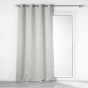 Rideau a oeillets 140 x 260 cm 100% occultant/jacquard Lunella Gris