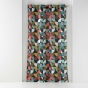 Rideau a oeillets 140 x 240 cm coton imprimé Rythmo Orange