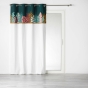 Rideau a oeillets 140 x 240 cm coton uni+ haut en jute Jacala