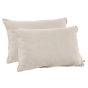 Lot de 2 Taies d’Oreiller en Double Gaze de Coton – 50 x 70 cm – Pampa