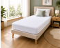 Protège-Matelas 90 x 190 cm Éponge Imperméable Anti-Acariens