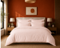 Housse de couette Prestige 260 x 240 cm Rose Blush – Satin de coton peigné 120 fils/cm²