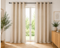 Lot de 2 Rideaux 100% Coton Prélavé 140 x 260 cm – KALA GRÈGE