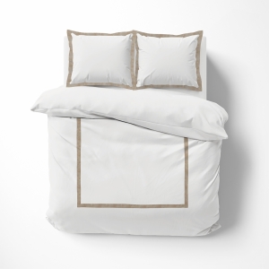 Raffinement Naturel - Housse de Couette Lauraline 240 x 220 cm en Coton et Lin