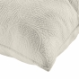 Couvre lit 2p mat.+2 hc 60x60 220 x 240 cm microfibre unie romane Naturel