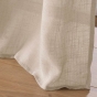 Voilage à Œillets Grande Hauteur - 140 x 280 cm - Effet Lin Tissé Cloris Taupe