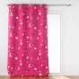 Lot de 2 Rideaux occultant 140 x 260 cm Moonlight Fuchsia
