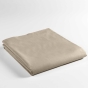 Drap plat 2 pers. 240 x 300 cm coton 57 fils Lina Sable