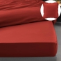 Pack drap housse king size 180 x 200 cm + 2 taies en percale 78 fils Tomette