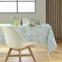 Nappe rectangle 145 x 240 cm polyester imprime costaria Sauge