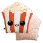 coussin forme déhoussable 40 x 42 cm coton fresh popcorn