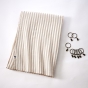 Rideau Ajustable Gaze de Coton 140 x 300 cm Ficelle avec 8 Anneaux – LIVIA