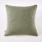 Taie d'Oreiller 60 x 60 cm Quadruple Gaze de Coton 220 g/m² Bella Romarin