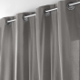 Rideau à œillets 135 x 260 cm – polycoton – Twily Gris