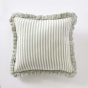 Coussin Déhoussable Gaze de Coton 45 x 45 cm Eucalyptus – LIVIA