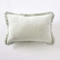 Coussin Déhoussable Gaze de Coton 40 x 60 cm Eucalyptus – LIVIA