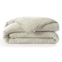Housse de Couette Réversible 260 x 240 cm Double Gaze de Coton 125 g/m² Livia Ficelle