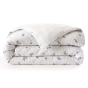 Housse de couette réversible 260 x 240 cm Double gaze de coton imprimée SUZANNE Chantilly