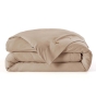 Housse de Couette 240 x 220 cm Percale de Coton 120 Fils Unie PERRINE – Ficelle