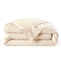 Housse de couette 260 x 240 cm - Percale coton 120 fils - PERRINE Pampa