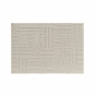 Tapis rectangle 120 x 170 cm tissé plat relief Ezio