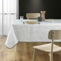 Nappe carree 150 x 150 cm polyester imprime linea Sans