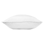 Coussin déhoussable 60x60 cm – Essentiel polyester uni Blanc