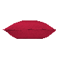 Coussin déhoussable 60 x 60 cm – Essentiel polyester uni Rouge