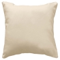 Coussin déhoussable 60 x 60 cm – Essentiel polyester uni Naturel