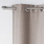 Rideau à œillets – 140 x 260 cm – chambray uni Newton - Lin