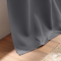 Lot de 2 Rideaux Occultants à Œillets 140 x 180 cm – Uni Ardoise