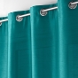 Lot de 2 Rideaux à Œillets 140 x 240 cm – Shantung Effet Brillant – Shana Bleu