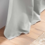 Rideau à œillets 140 x 260 cm en microfibre unie – Absolu Gris perle 