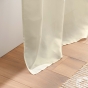 Rideau à œillets 140 x 260 cm en microfibre unie – Absolu Naturel