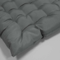Assise matelassée 40 x 40 cm – Polyester Uni – Essentiel Béton