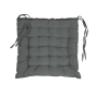 Assise matelassée 40 x 40 cm – Polyester Uni – Essentiel Béton