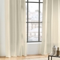 Rideau à œillets 140 x 280 cm en microfibre unie – Absolu Naturel – Grande hauteur