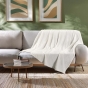 Plaid  ultra doux 180 x 220 cm – Flanelle Unie Flanou Naturel