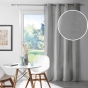 Rideau occultant à œillets - 135 x 240 cm - chambray uni - Chinéa Gris