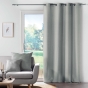 Rideau à œillets – 140 x 260 cm – chambray uni Solena – Gris
