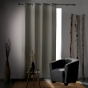 Rideau à œillets – 135 x 240 cm – occultant – tissé uni Tramina Naturel