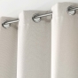 Rideau à œillets – 135 x 240 cm – occultant – tissé uni Tramina Naturel