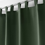 Rideau à passants – 140 x 260 cm – Polyester uni Essentiel Kaki